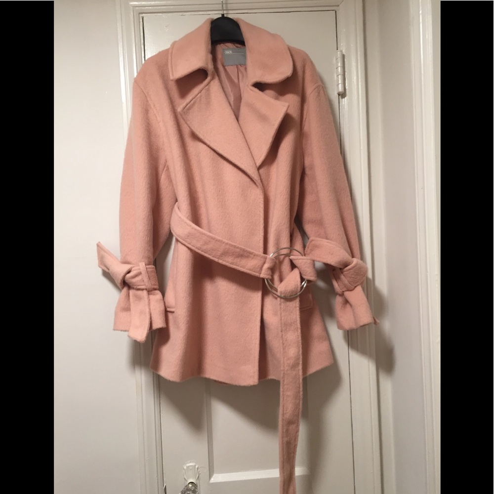 Light pink pea coat